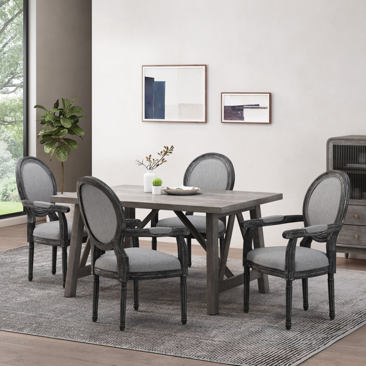 Gracie Oaks Jahim King Louis Back Arm Chair & Reviews Wayfair Canada